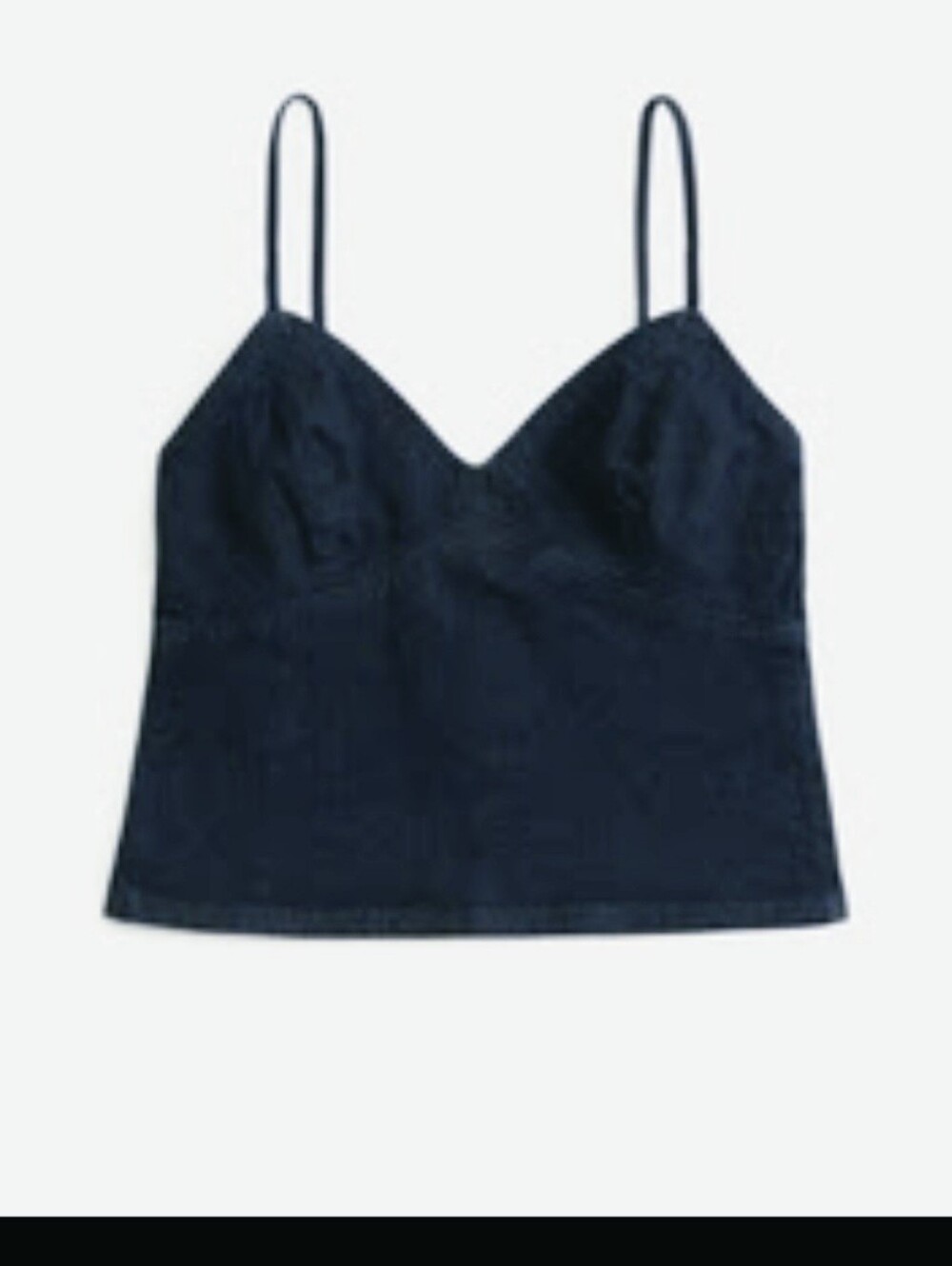 NWT Abercrombie & Fitch Denim Babydoll Cami